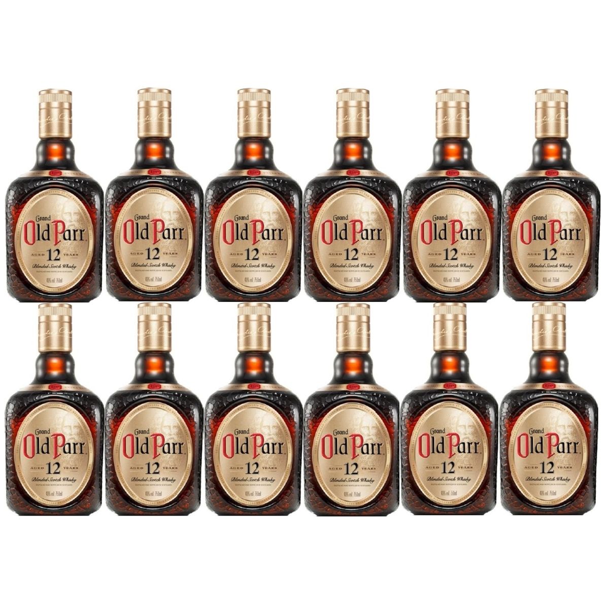 OLD PARR - Whisky Old Parr 12 Años 750ml - 12 UND