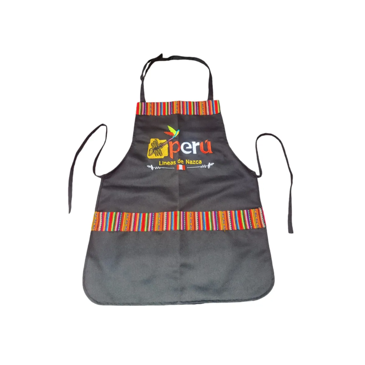 ACHALLAY ARTESANIA DE BARRO - Mandil Delantal de Cocina Andino 60x40 cm