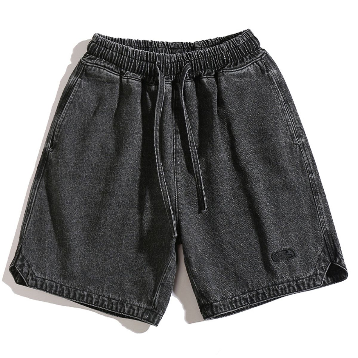 BLWOENS - Pantalones cortos casuales de verano para hombres - Negro