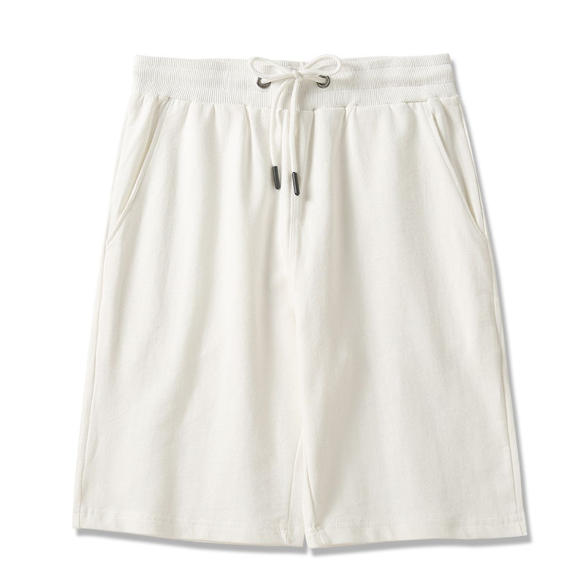 BLWOENS - Pantalones cortos casuales de verano para hombres - Blanco