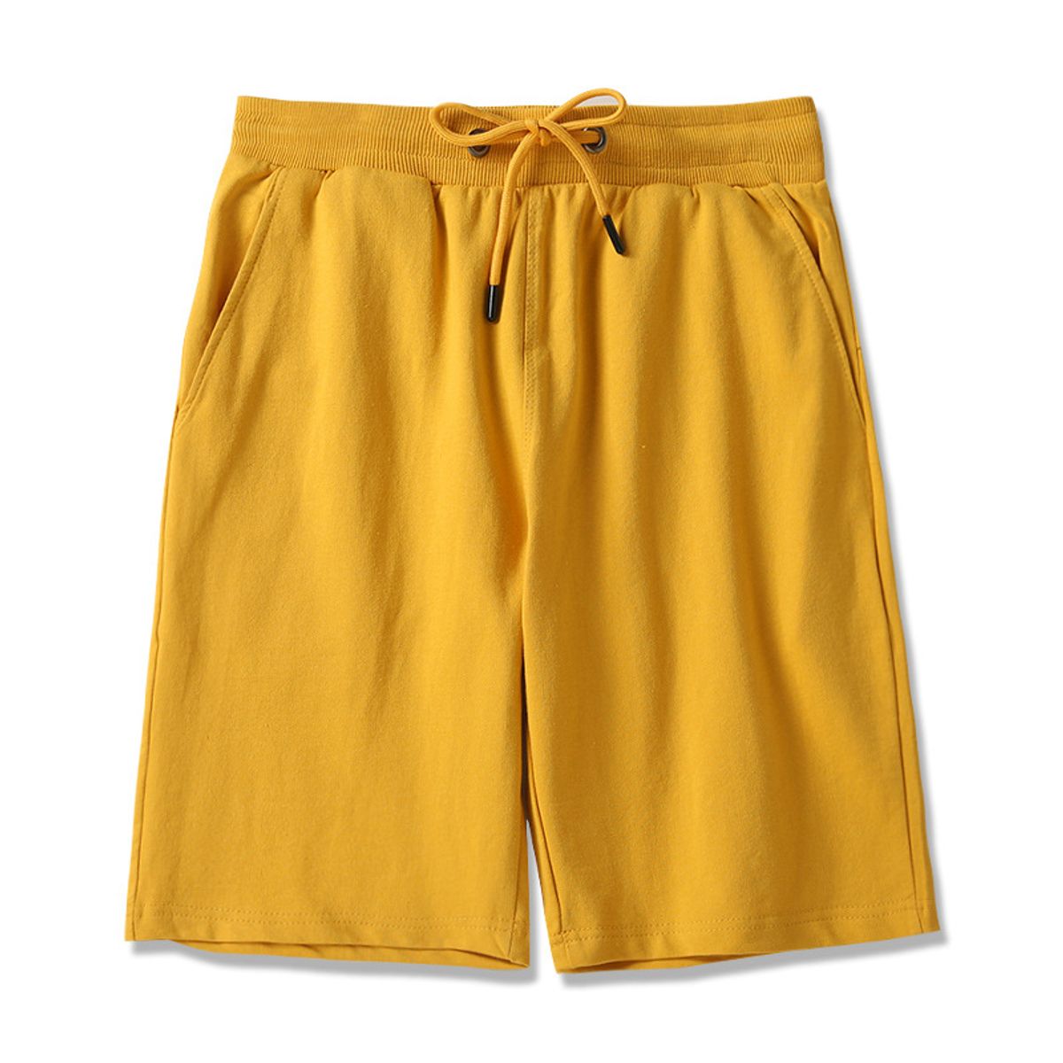 BLWOENS - Pantalones cortos casuales de verano para hombres - Amarillo