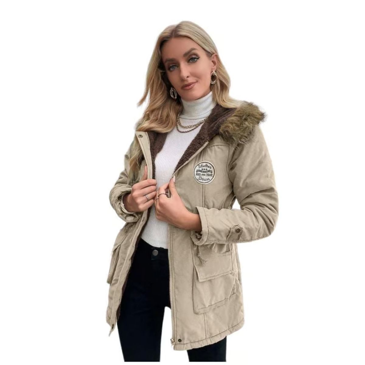 GENERICO - Casaca Parka Mujer  Color