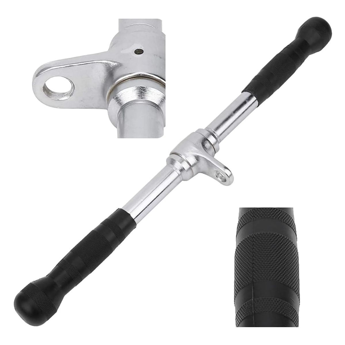 HOLGU - Barra recta Corta Para Polea Biceps Triceps