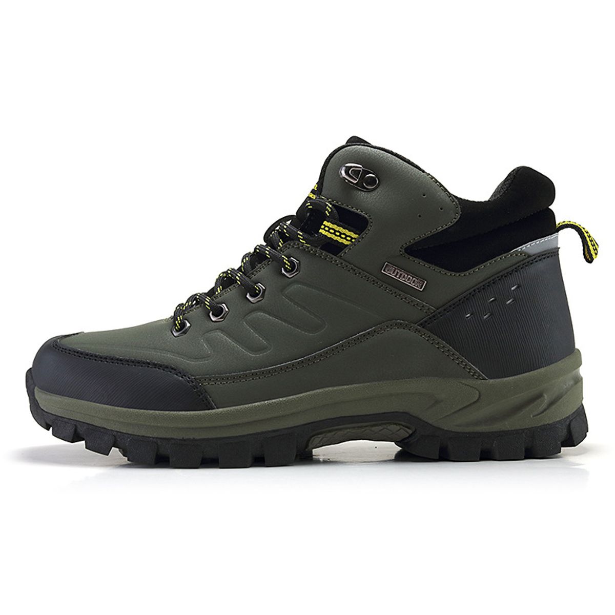 BLWOENS - Zapatos de trekking de invierno para hombres Zapatillas - Verde