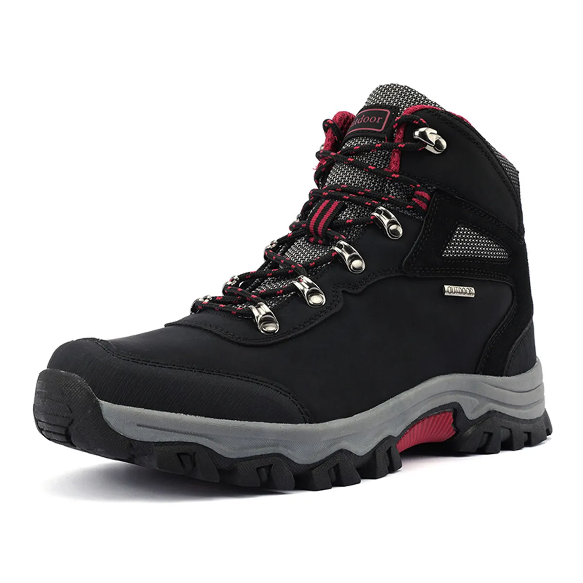 BLWOENS - Zapatos de trekking de invierno para hombres Zapatillas - Negro