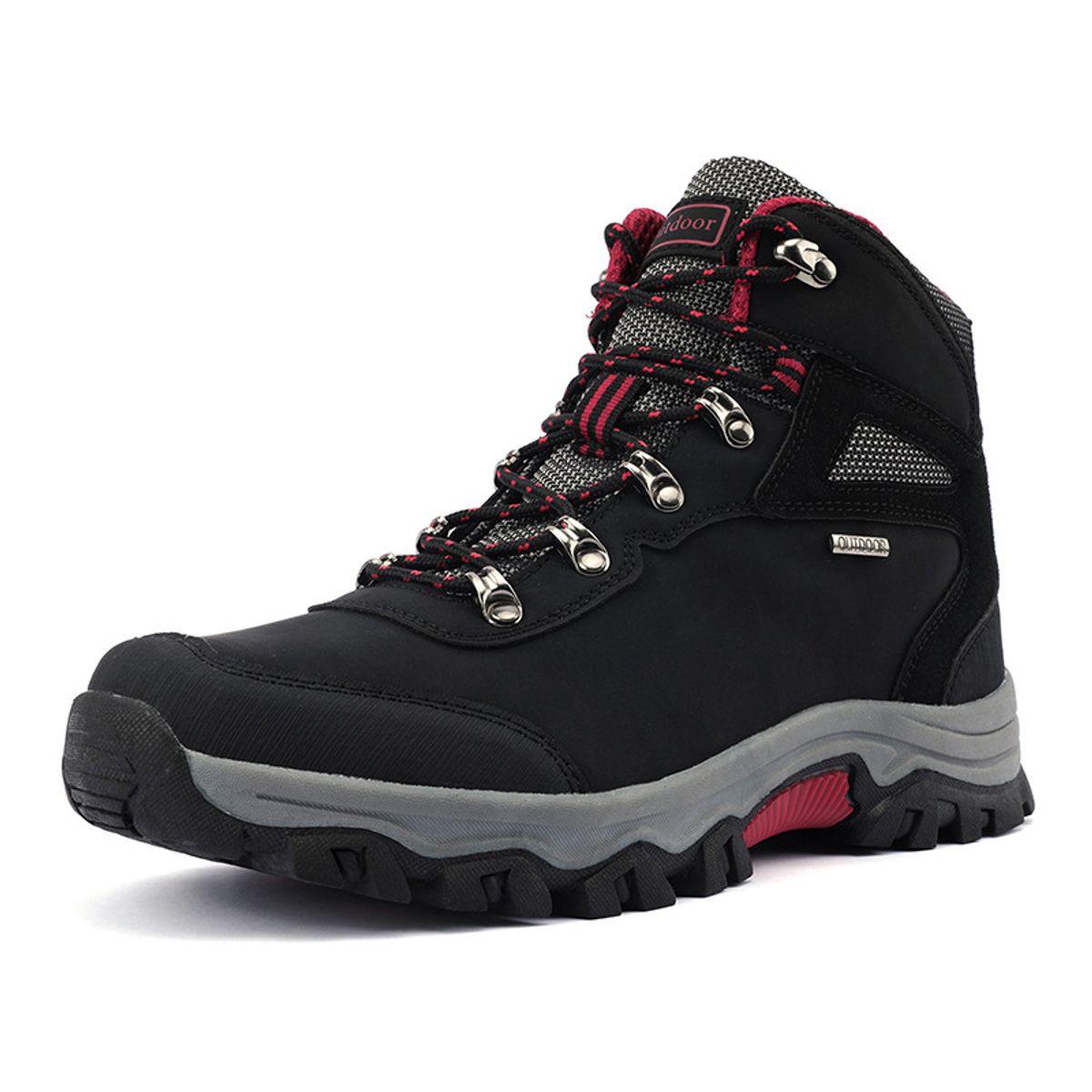 BLWOENS - Zapatos de trekking de invierno para hombres Zapatillas - Negro