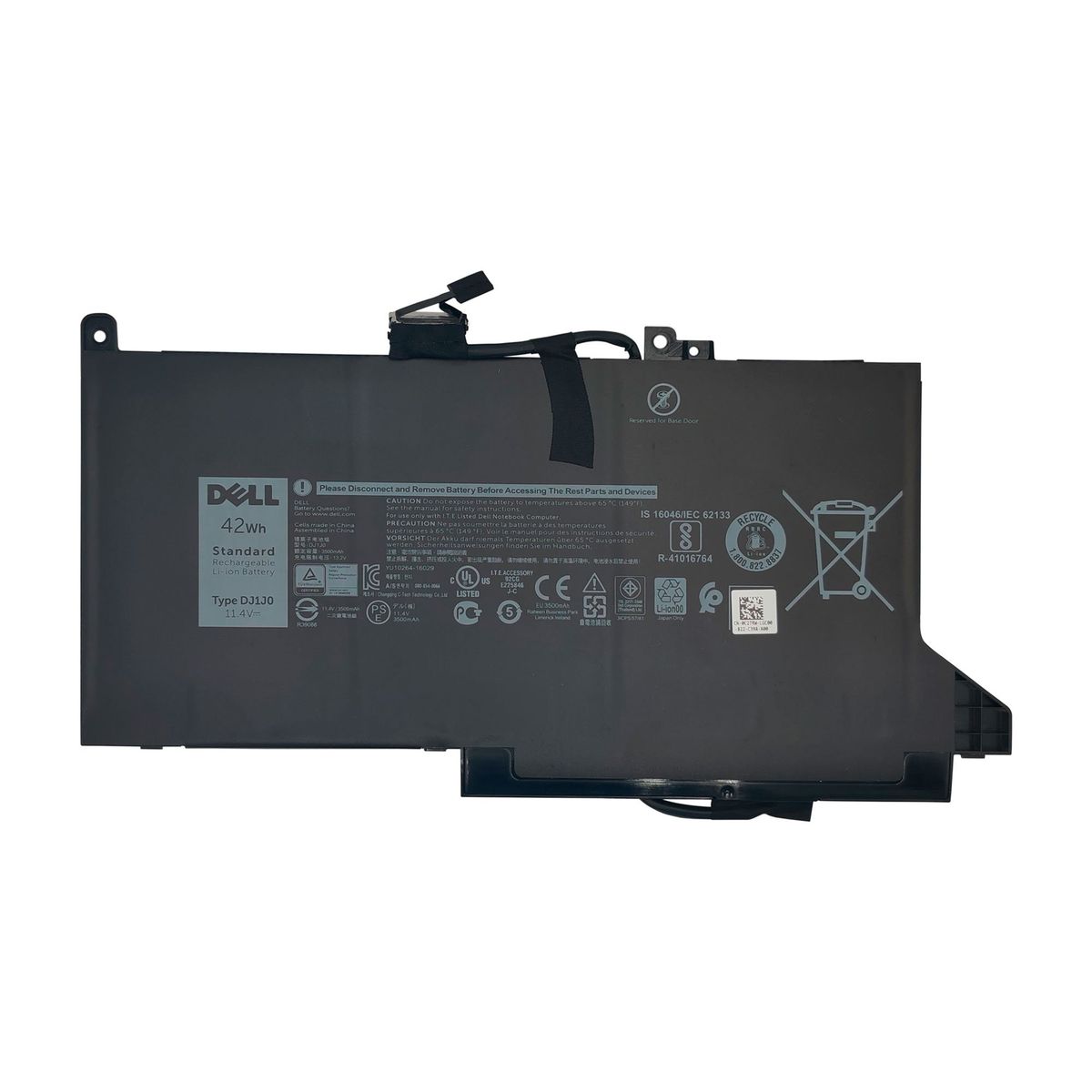 DELL - BATERIA DELL DJ1J0 114V 42W 3500MAH PARA LATITUDE 7480 PN 0C27RW