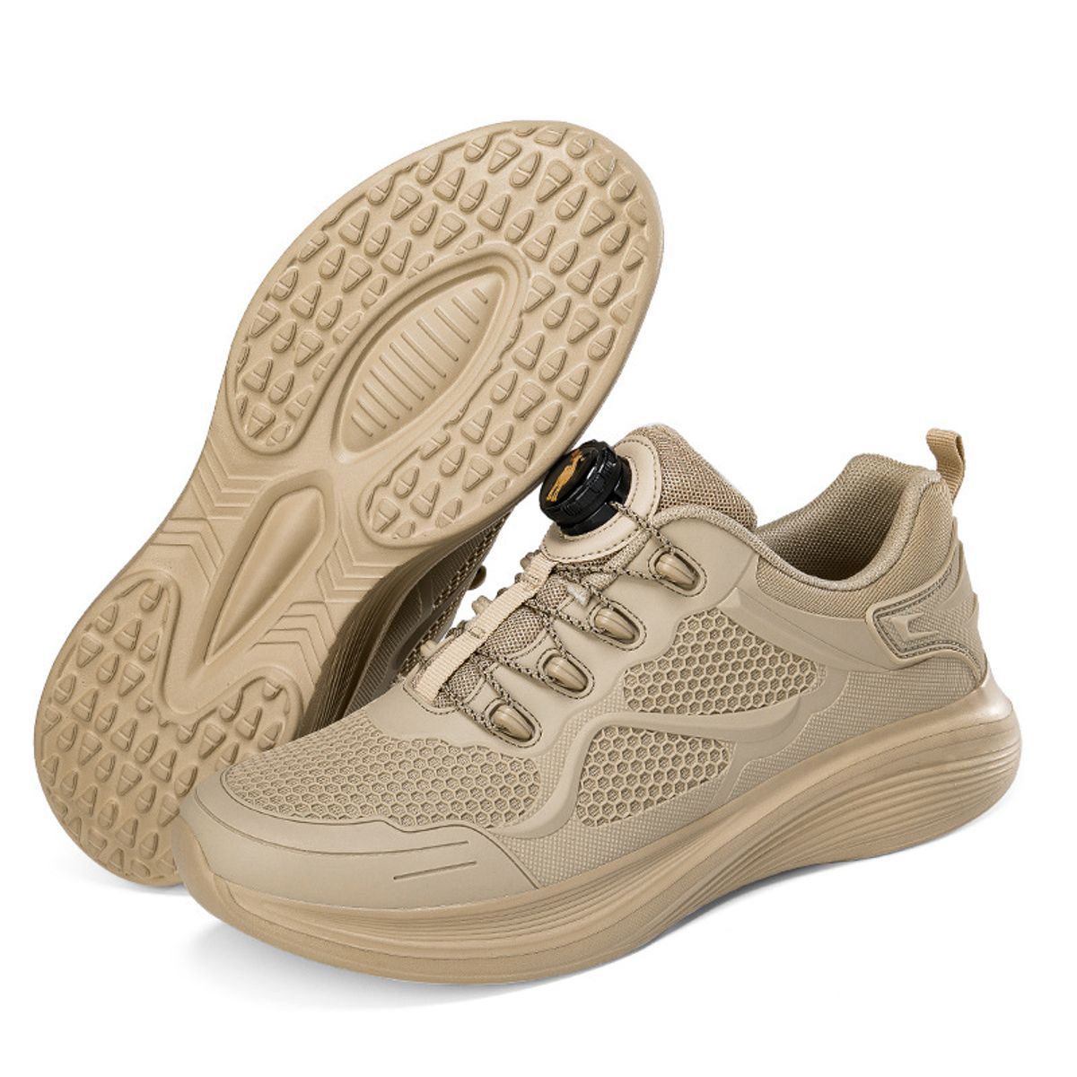 BLWOENS - Zapatos de trekking de invierno para hombres Zapatillas - Beige