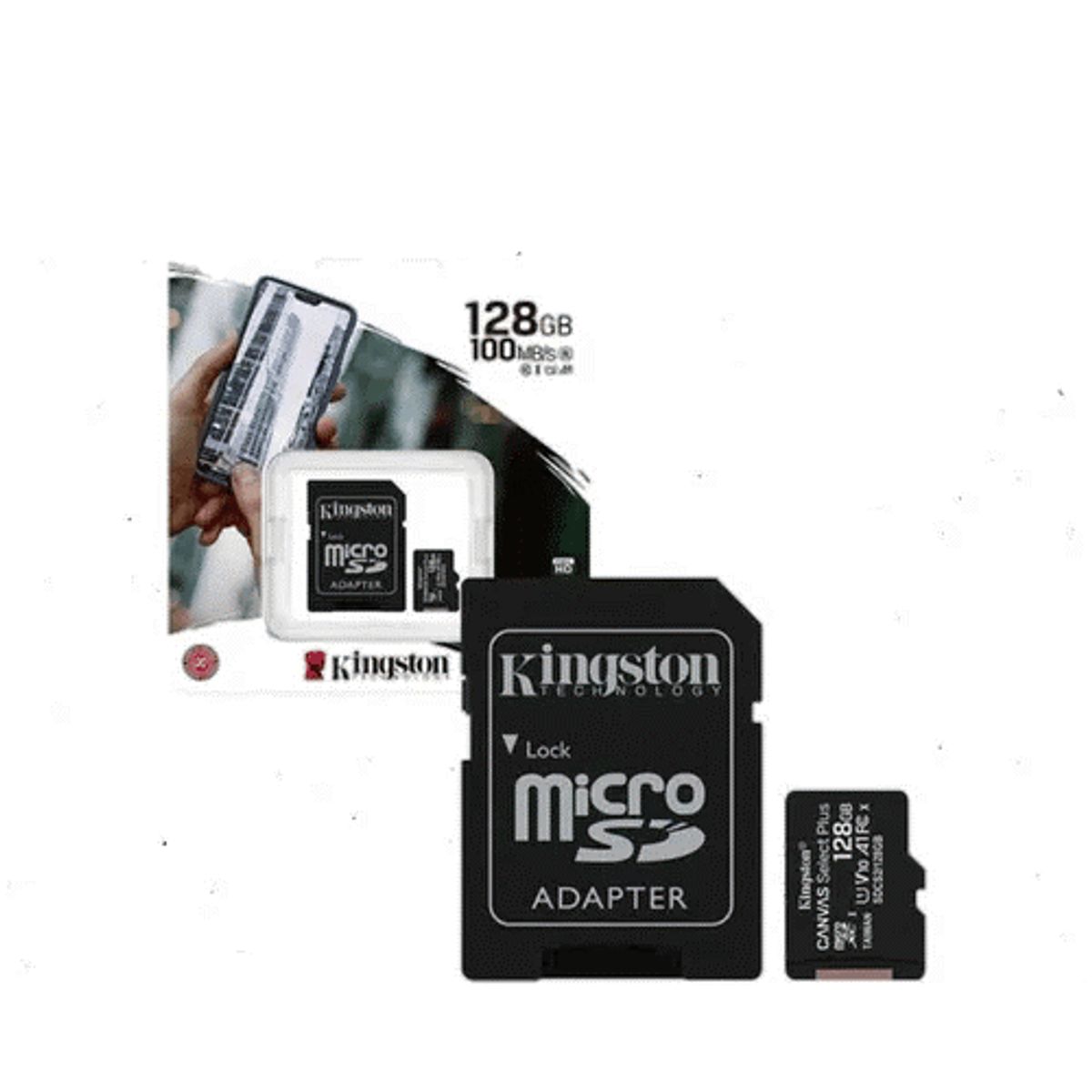 KINGSTON - Memoria Micro SD Kingston 128GB Clase 10