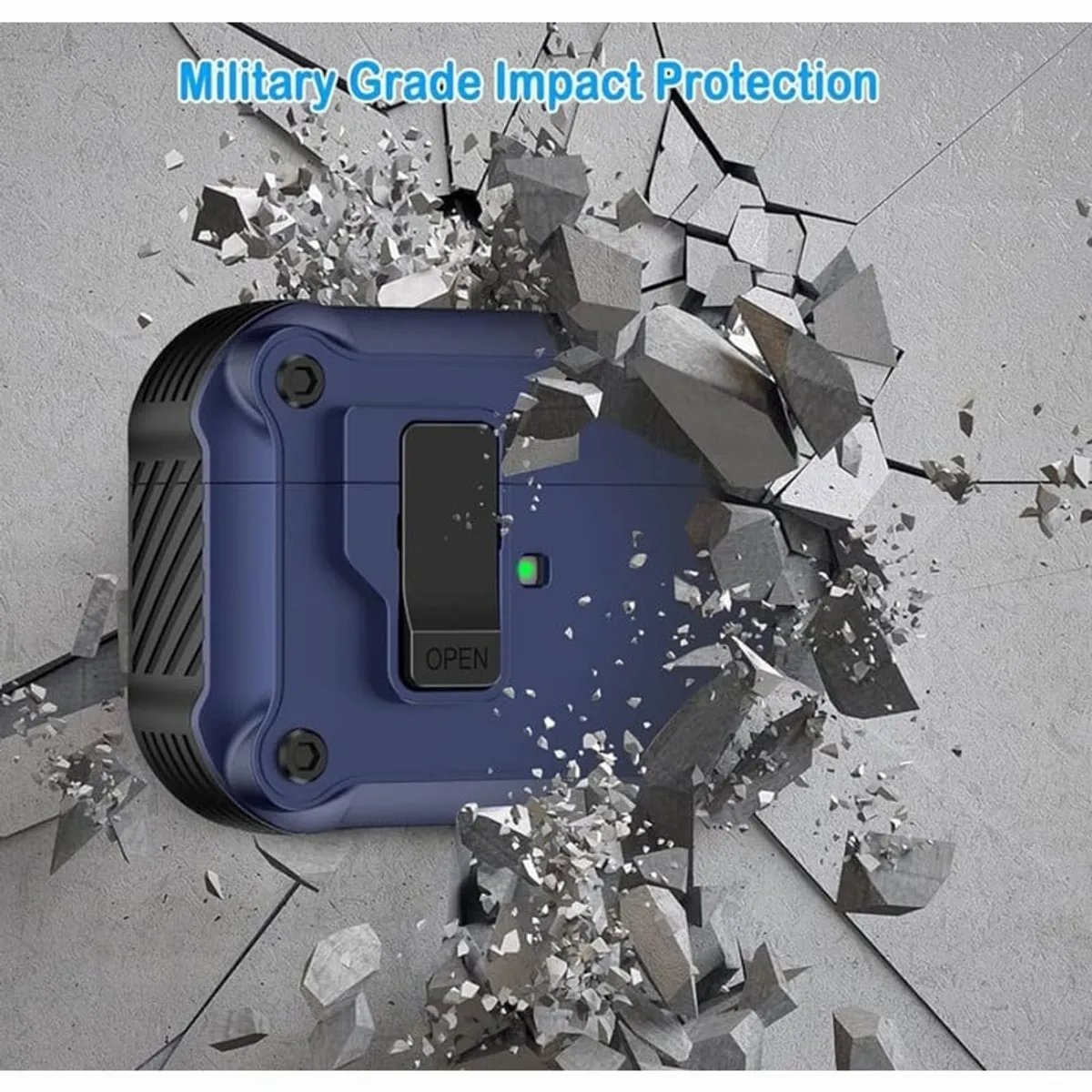 CASE - Funda Magnetica Para Airpods Pro 2 - Azul