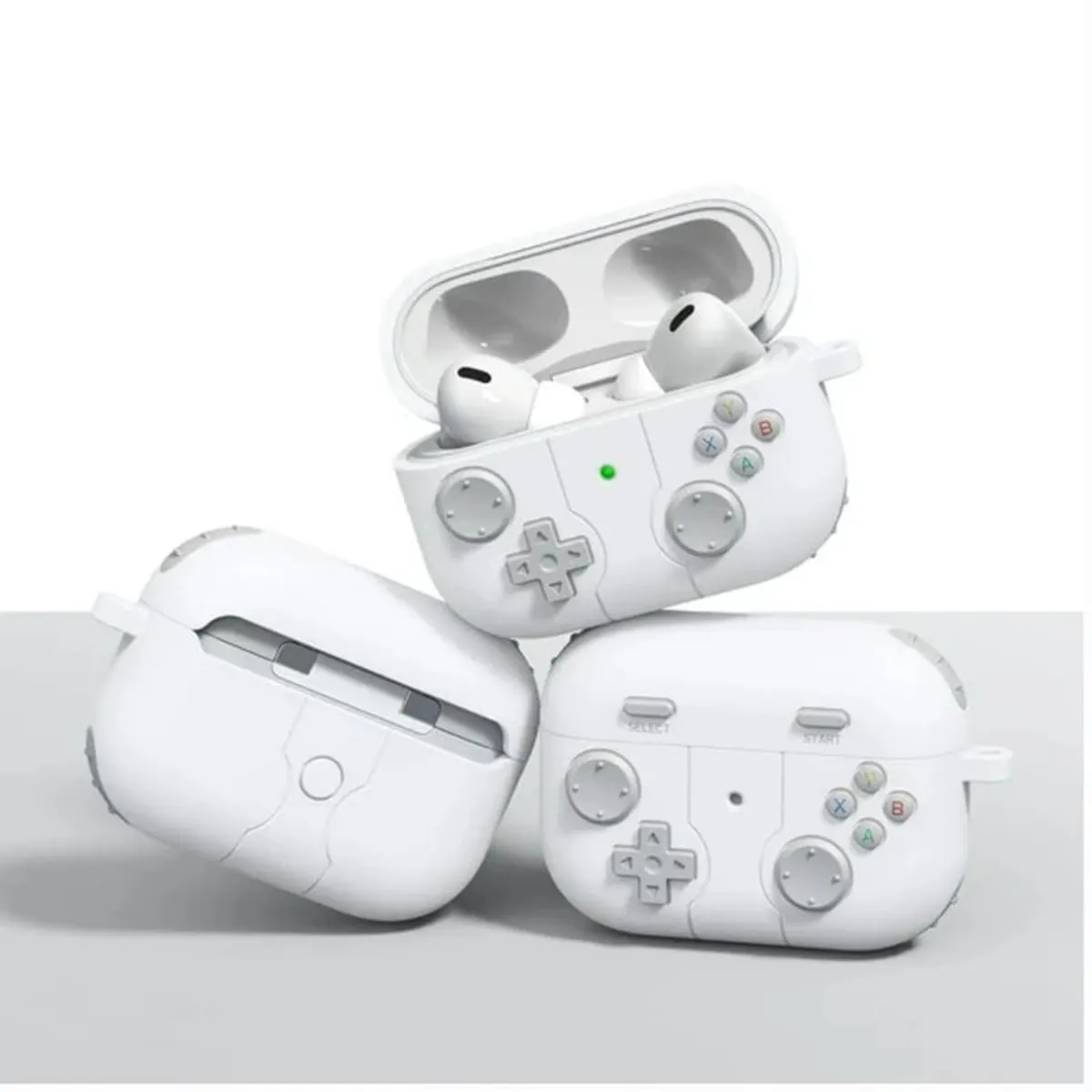 CASE - Funda de Nintendo Para Airpods Pro 2 - Blanco
