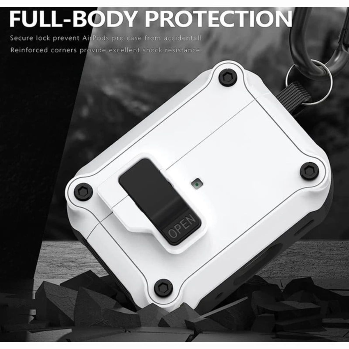CASE - Funda Magnetica Para Airpods Pro 2 - Blanco