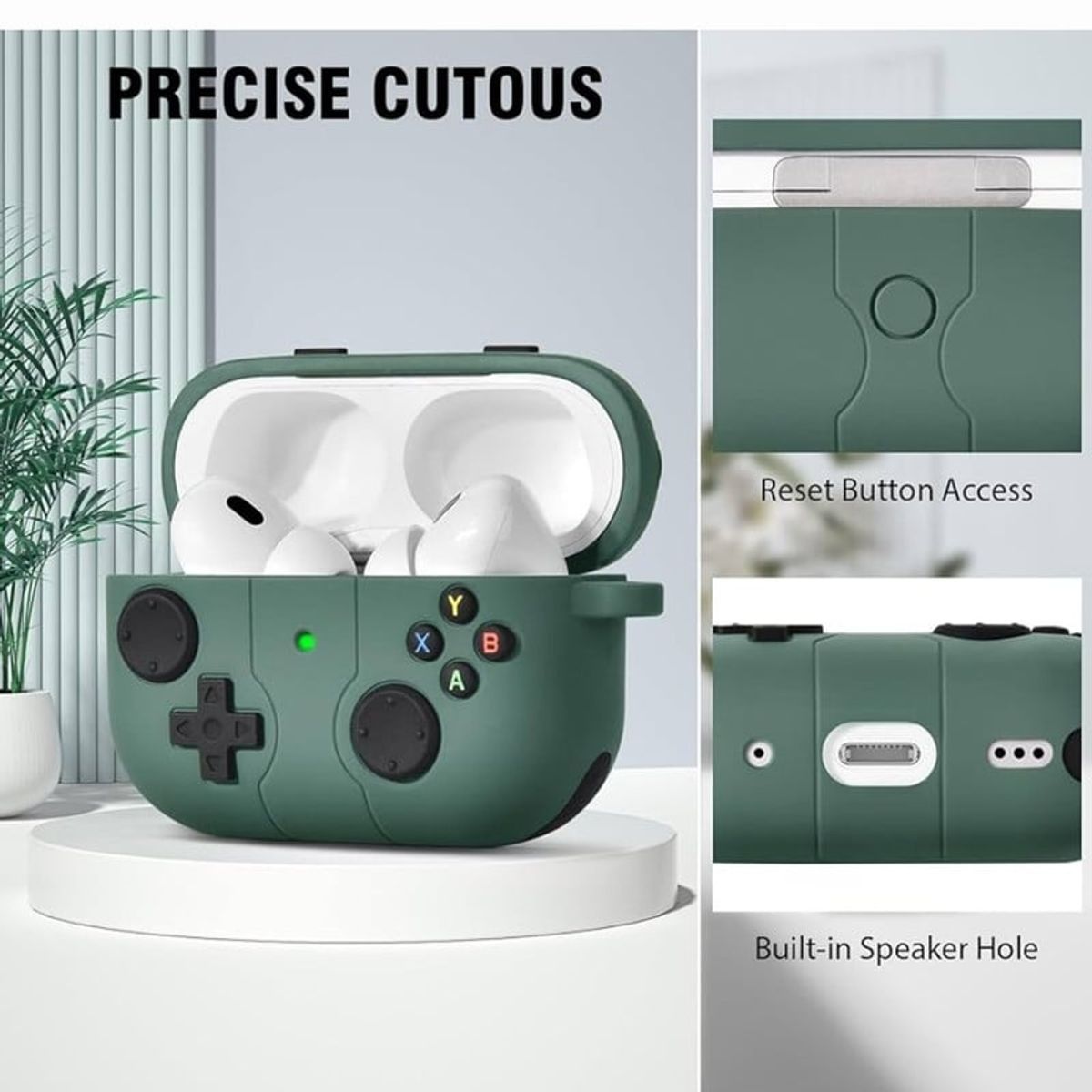 CASE - Funda de Nintendo Para Airpods Pro 2 - Verde