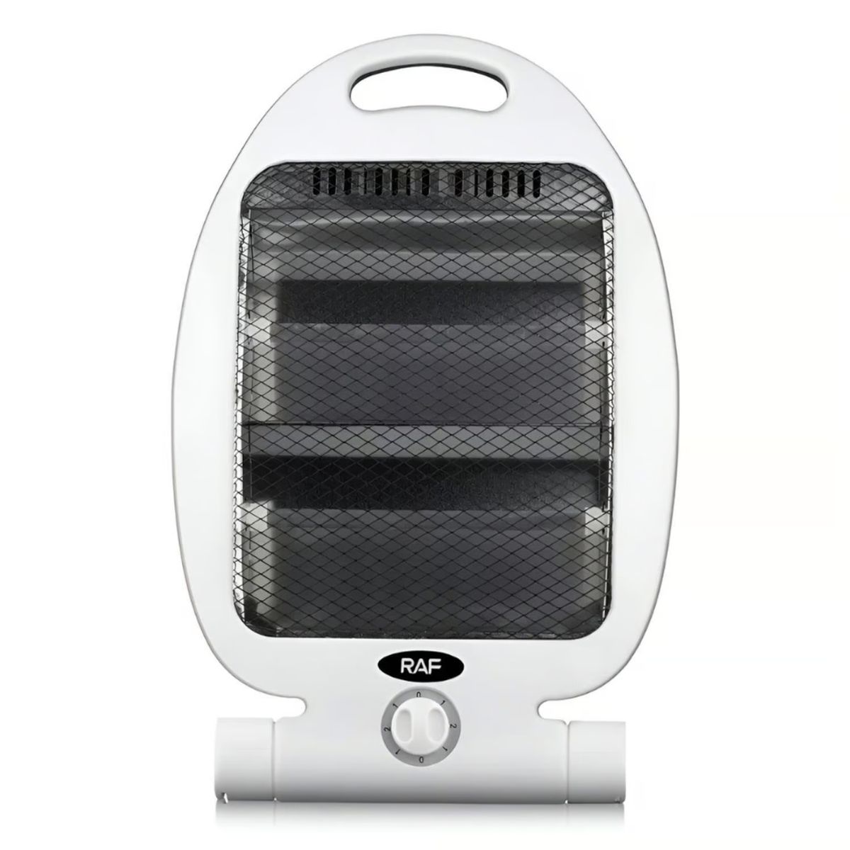 OEM - ESTUFA DE QUARZO 800W BLANCO 2 NIVELES CON PROTECION ANTICAIDAS RAF