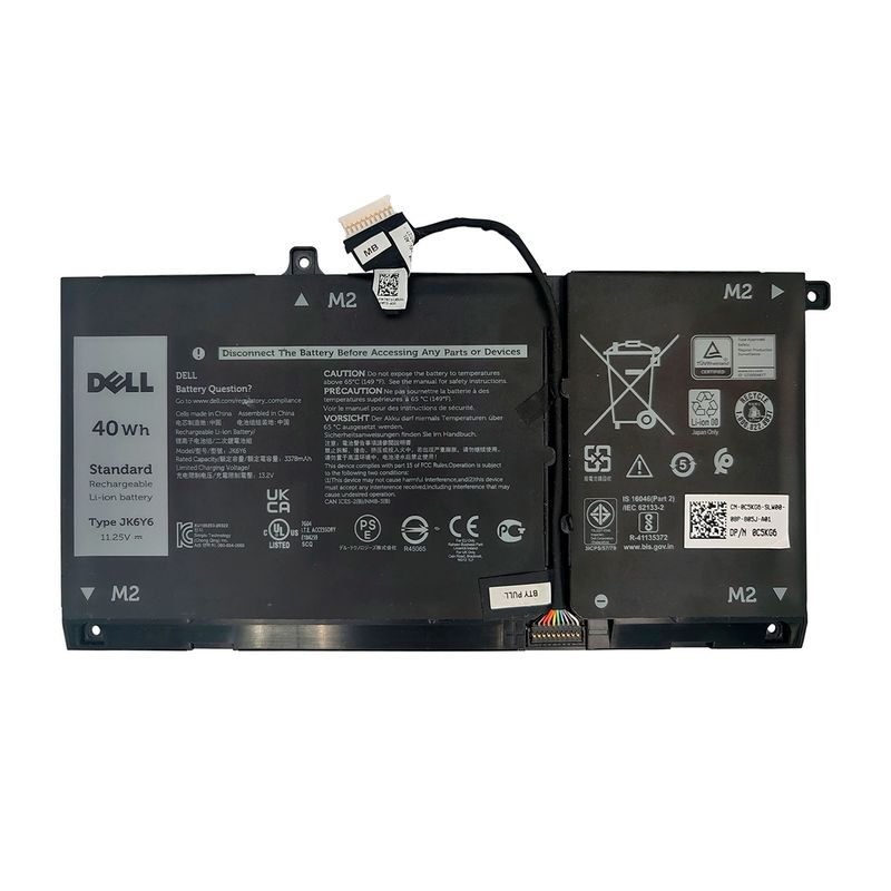 DELL - BATERIA DELL 40W 11V TIPO JK6V6 PARA DELL LATITUDE 3510 PN 0C5KG6
