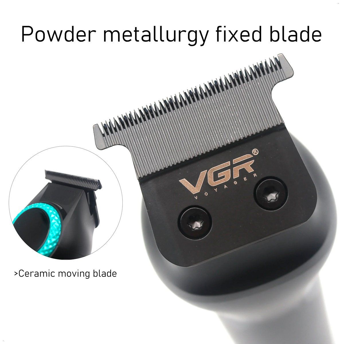 GENERICO - Maquina Corte Trimmer VGR V-990 Recargable pantalla digital