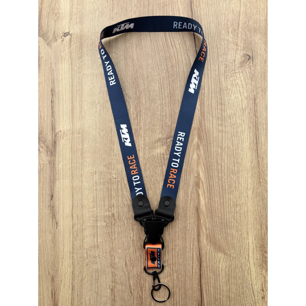 GENERICO - Lanyard KTM Llavero Cinta de Llaves EXC Pita Duke Azul 50cm