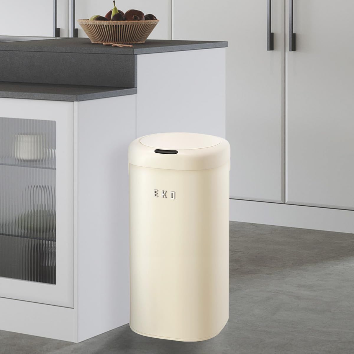 EKO - Basurero sensor acero EKO Vintage 27L vainilla