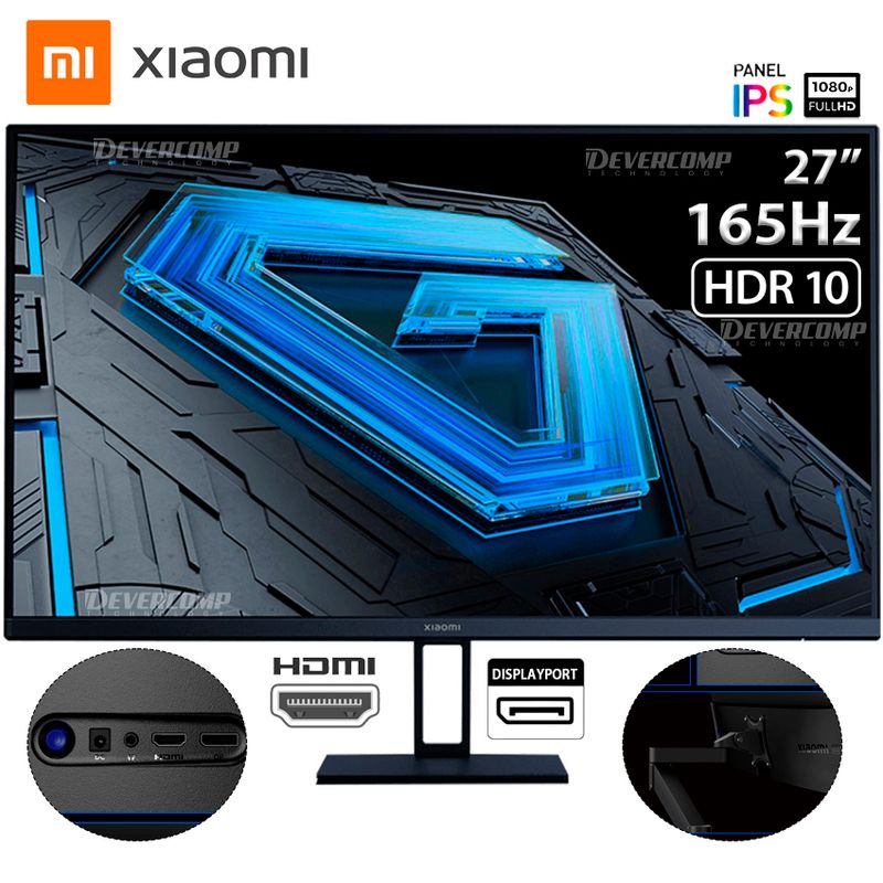 XIAOMI - Monitor Xiaomi G27i 27′ IPS Full HD 165Hz HDR10
