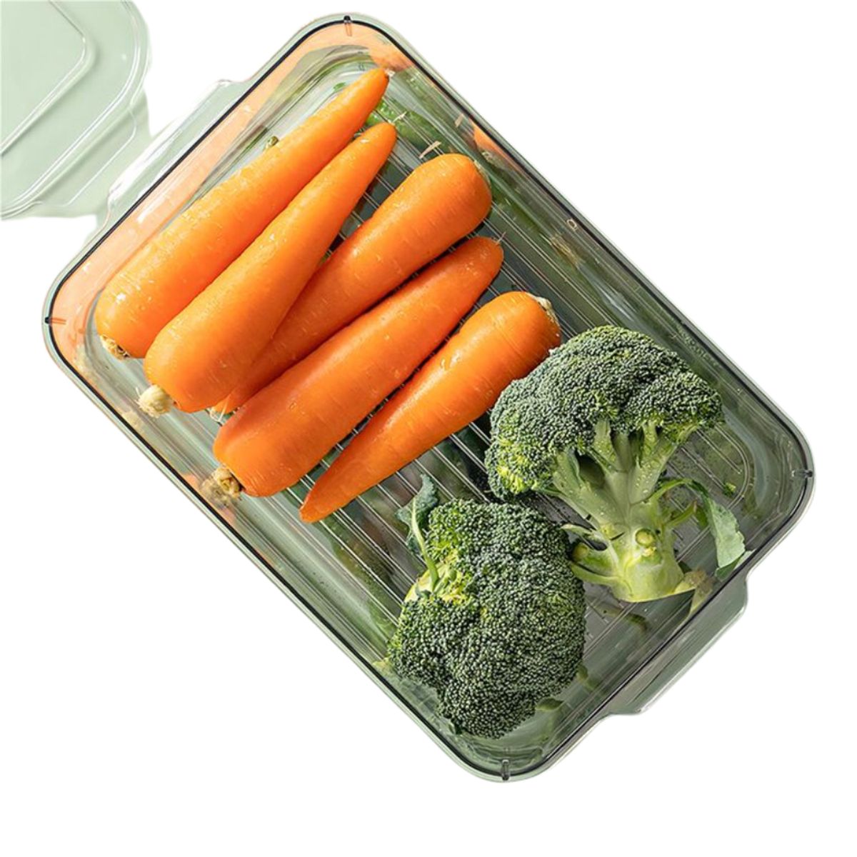 INSPIRA - Caja de Almacenamiento para Refrigerador con Drenaje 20 cm