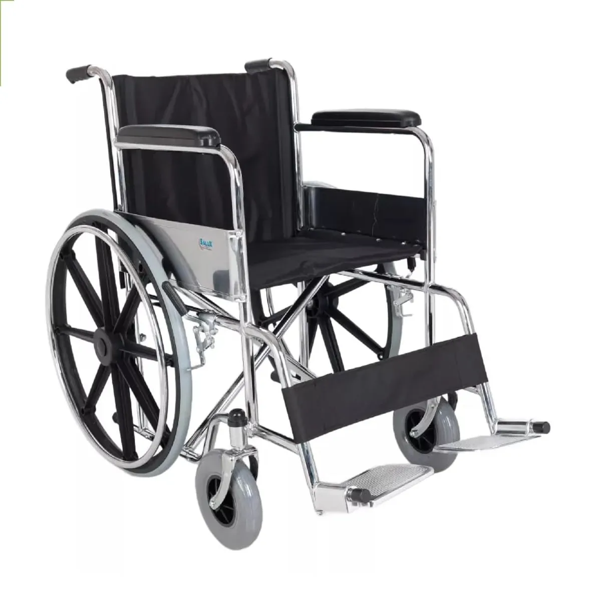 GENERICO - Silla de Ruedas Importada Lona Acolchada Aros Pvc