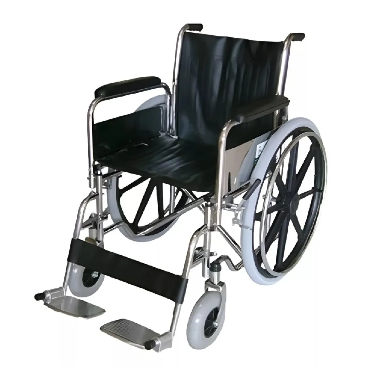 GENERICO - Silla de Ruedas Importada Lona Acolchada Aros Pvc