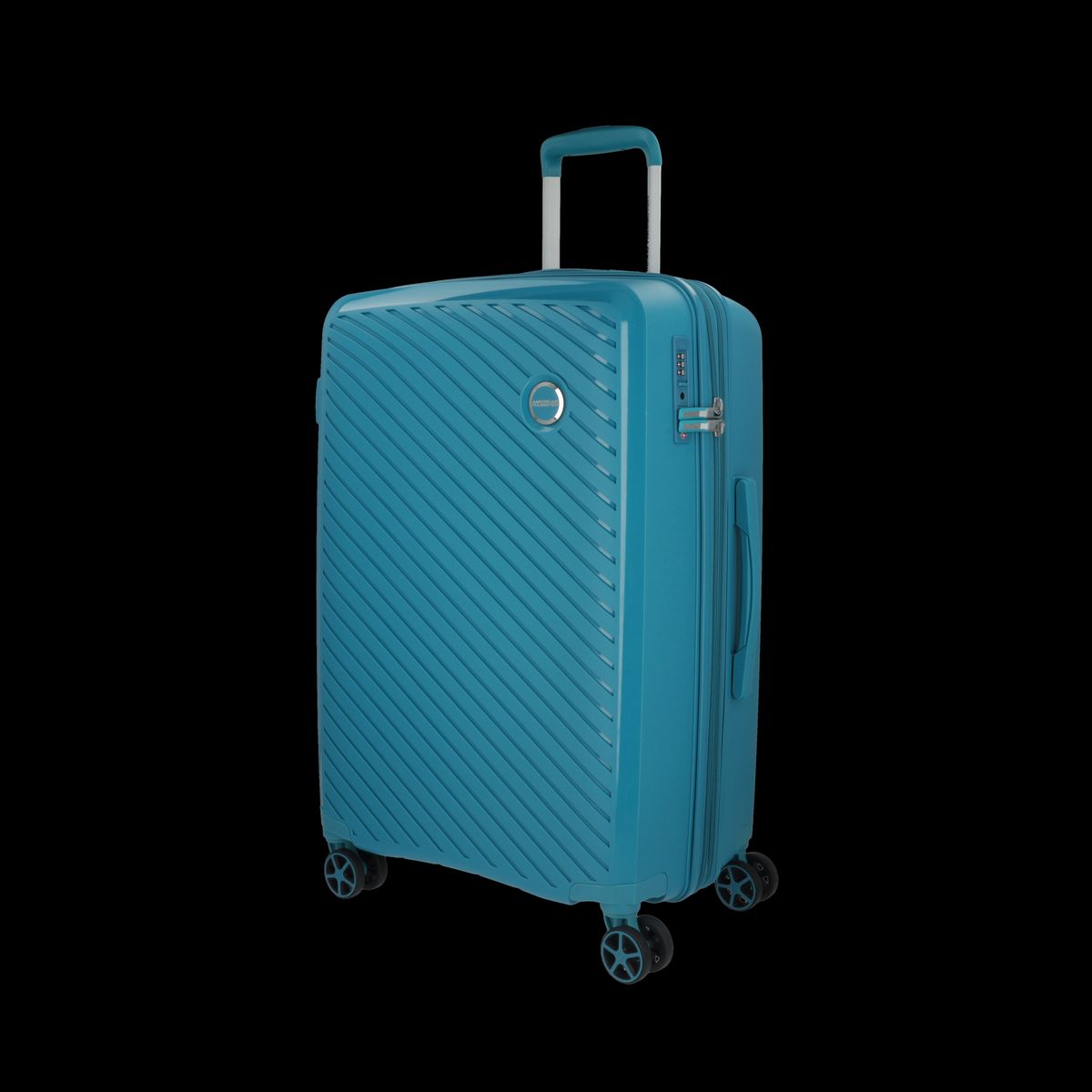 AMERICAN TOURISTER - Maleta Rígida Zanzibar Mediana Pool Blue