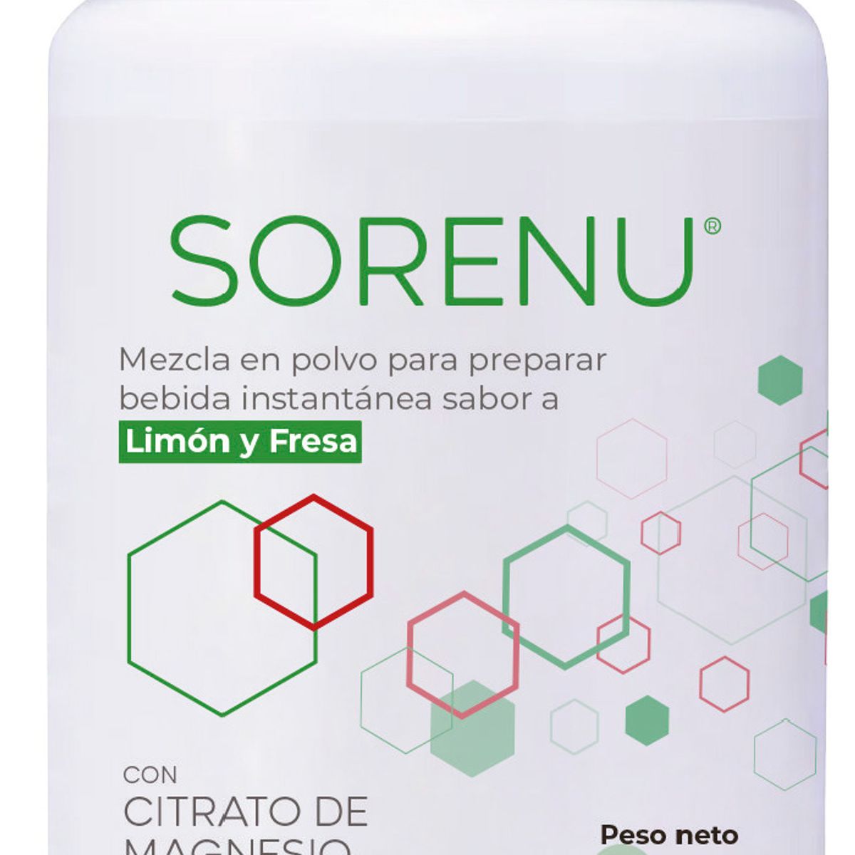 SORENU - SUPLEMENTO VITAMINICO CON CITRATO DE MAGNESIO 500GR