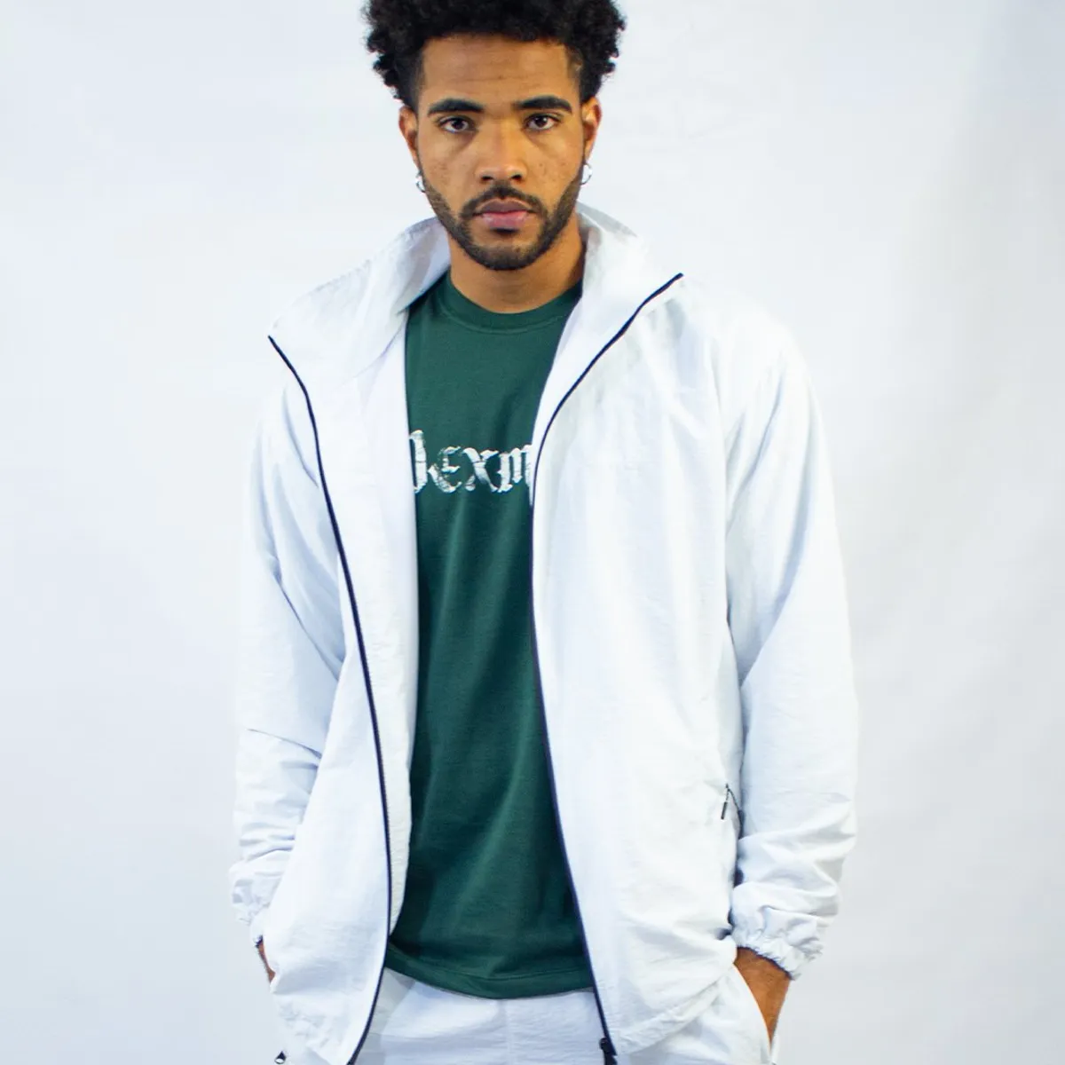 DM DEXMEN - Cortaviento Dexmen Grey Blanco