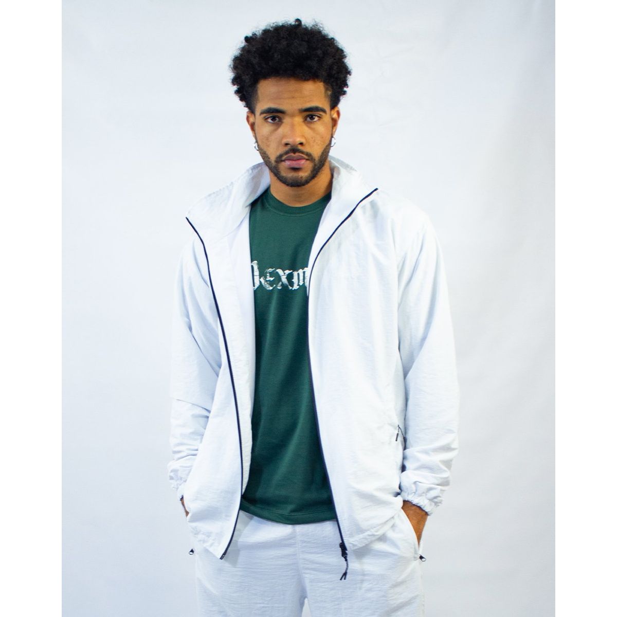 DM DEXMEN - Cortaviento Dexmen Grey Blanco