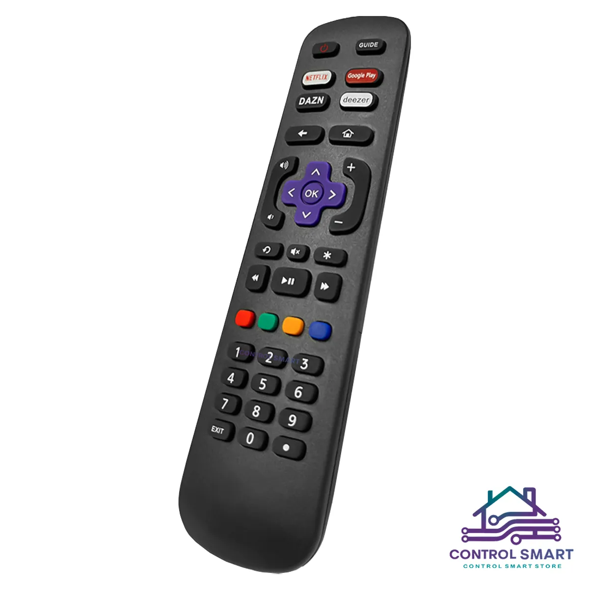 GENERICO - Control Remoto Para AOC Roku Smart TV Fácil y Funcional