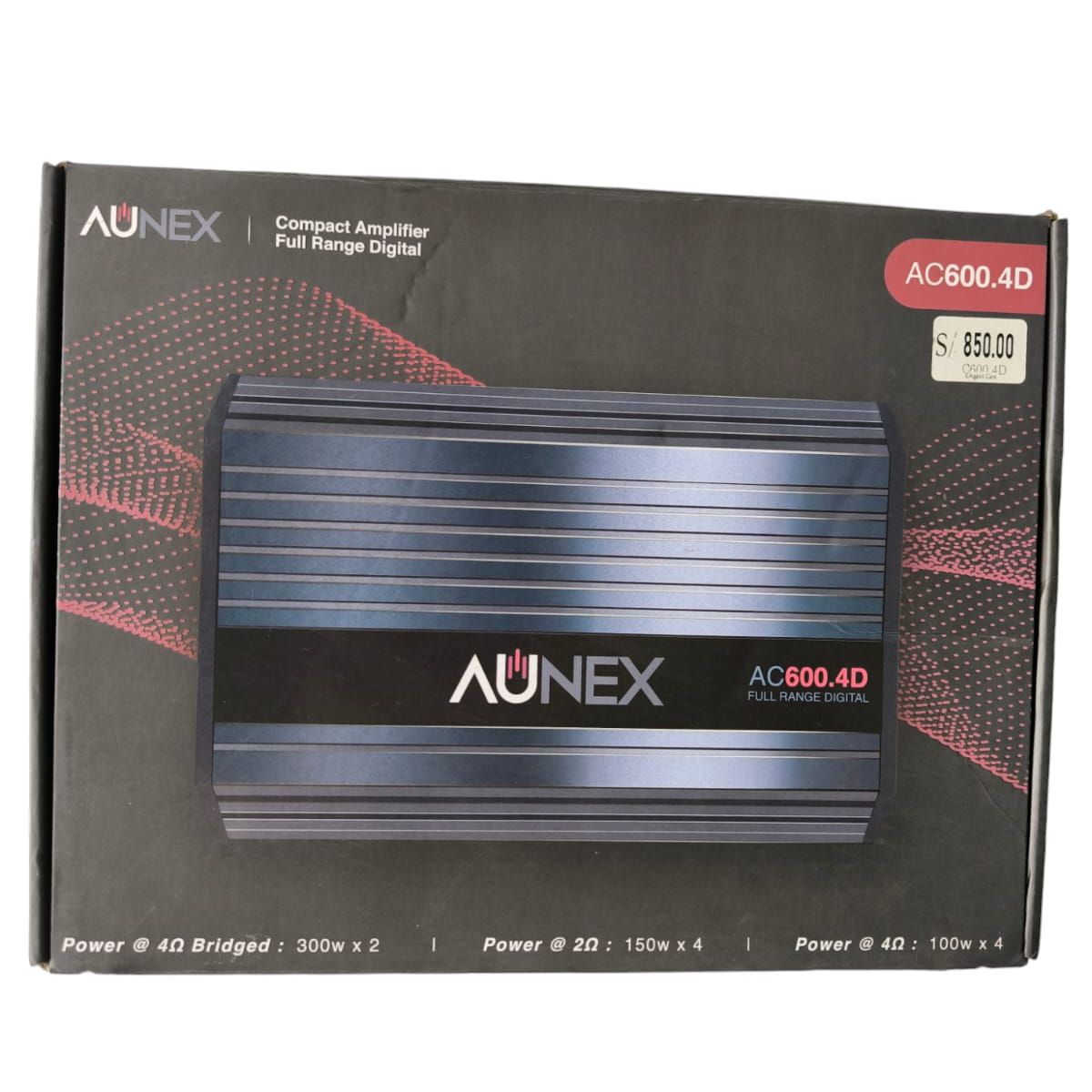 Amplificador 4 Canales Aunex Ac600.4d Original, marca GENERICO - Foto Principal