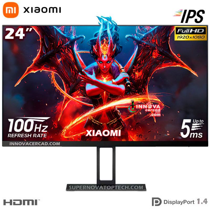 XIAOMI - Monitor Xiaomi A24I 24″ Full HD 1920X1080 100HZ IPS 5MS 99%sRGB