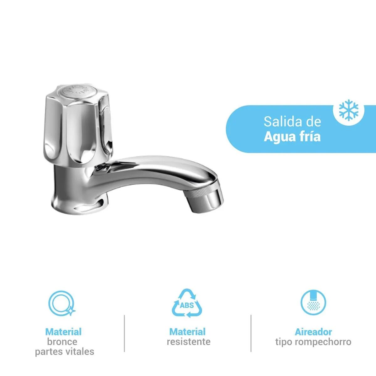 ITALGRIF - Grifería para Baño Modelo Bávaro Cromado Italgrif