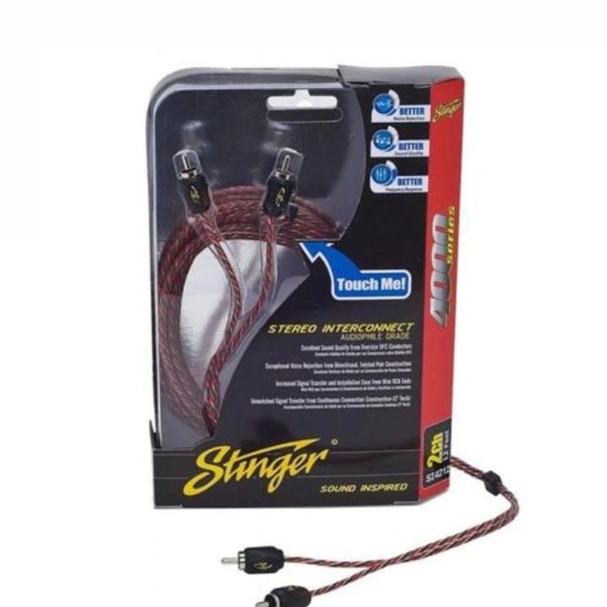 STINGER - Cable Rca 6ft 1.8M Stinger Serie 4000