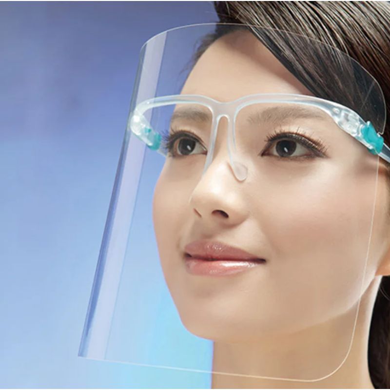 GENERICO - Protector Facial Transparente tipo Lente PACK * 100 PZ