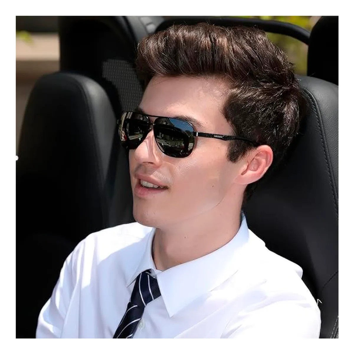 KINGSEVEN - Lentes de Sol Polarizados Aviador Kingseven + Estuche