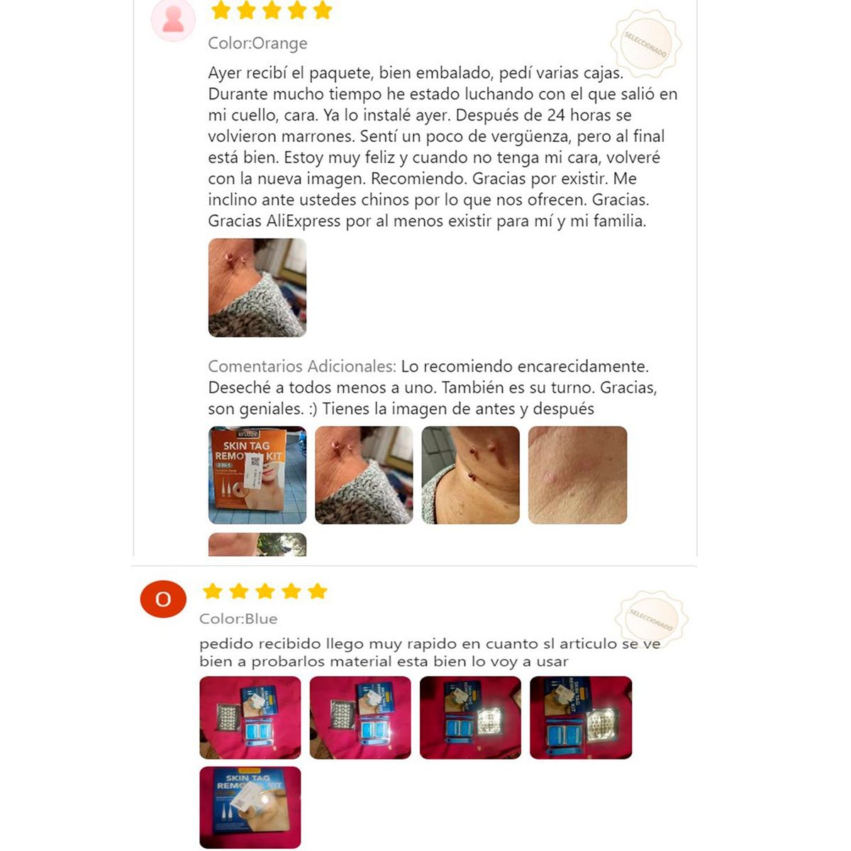 GENERICO - Juego de herramientas elimina  Verrugas vph