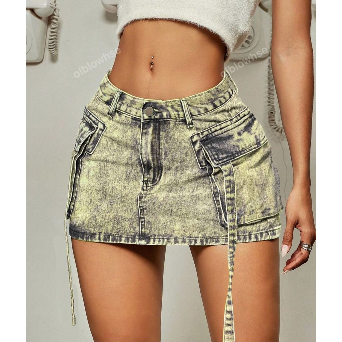 BENCUS JEANS - Falda Corta Jeans Skirt Mujer