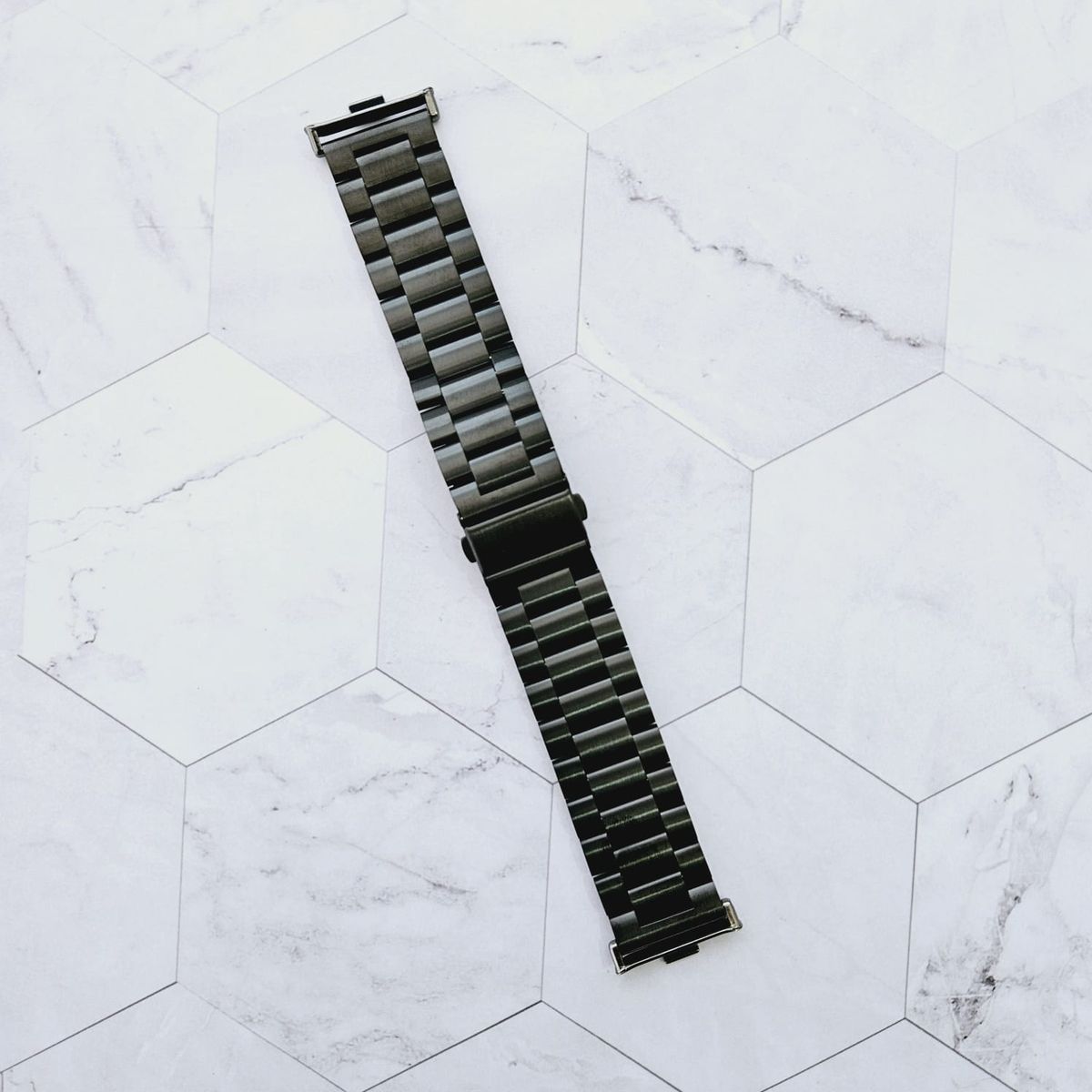 GENERICO - Correa Acero Eslabones para REDMI WATCH 4 - Negro