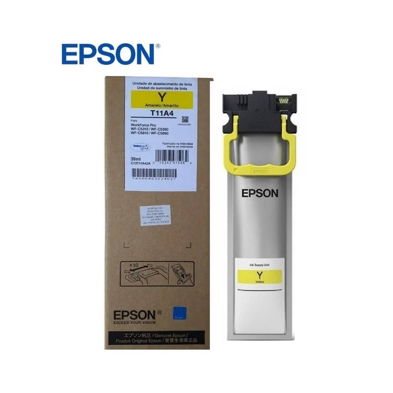 EPSON - Bolsa de Tinta Epson T11A420-AL  Yellow Pro WF-C5390 C5810 C5890