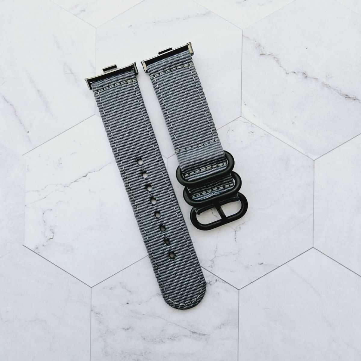 GENERICO - Correa Nylon para REDMI WATCH 4 - Plomo