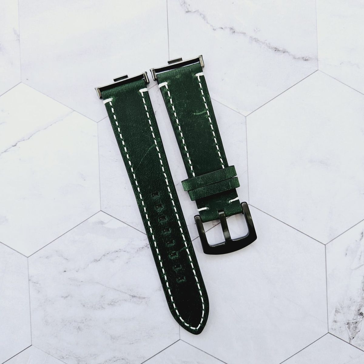 GENERICO - Correa Cuero para REDMI WATCH 4 - Verde