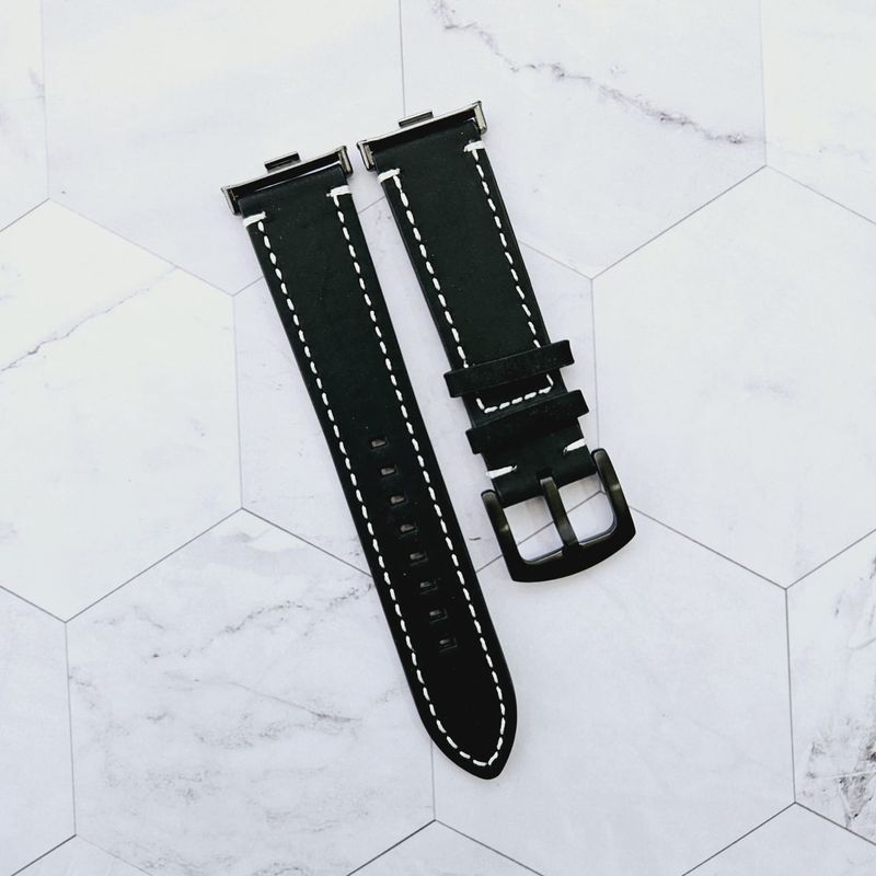 GENERICO - Correa Cuero para REDMI WATCH 4 - Negro