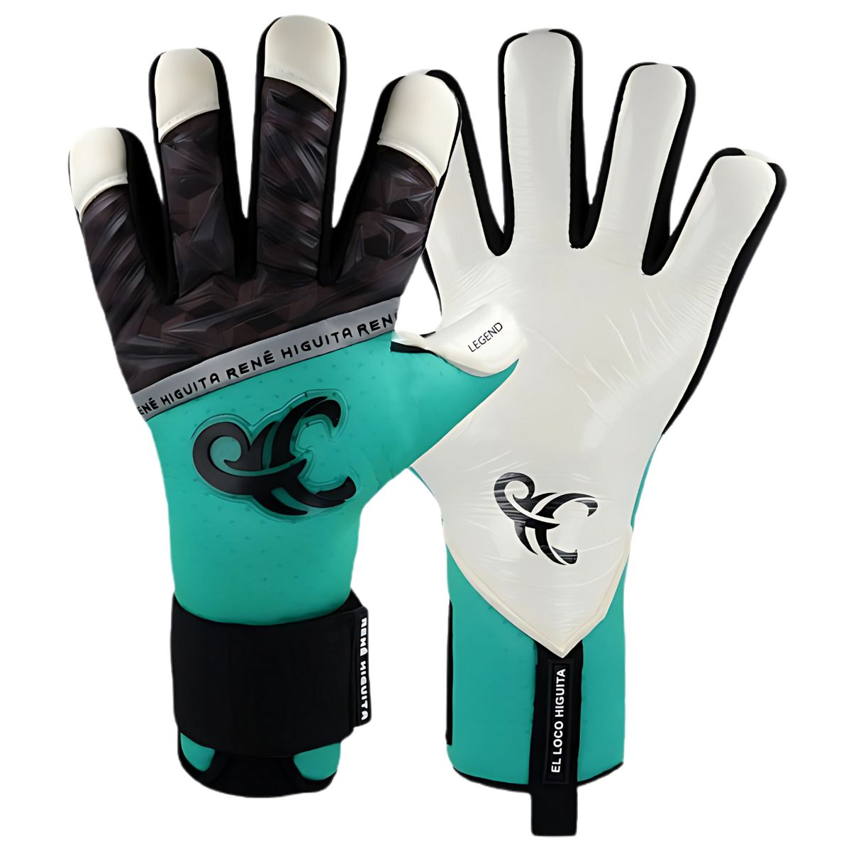 ELITE KEEPERS - Guantes de Arquero Gama Profesional Modelo  EK René Higuita Legend NC