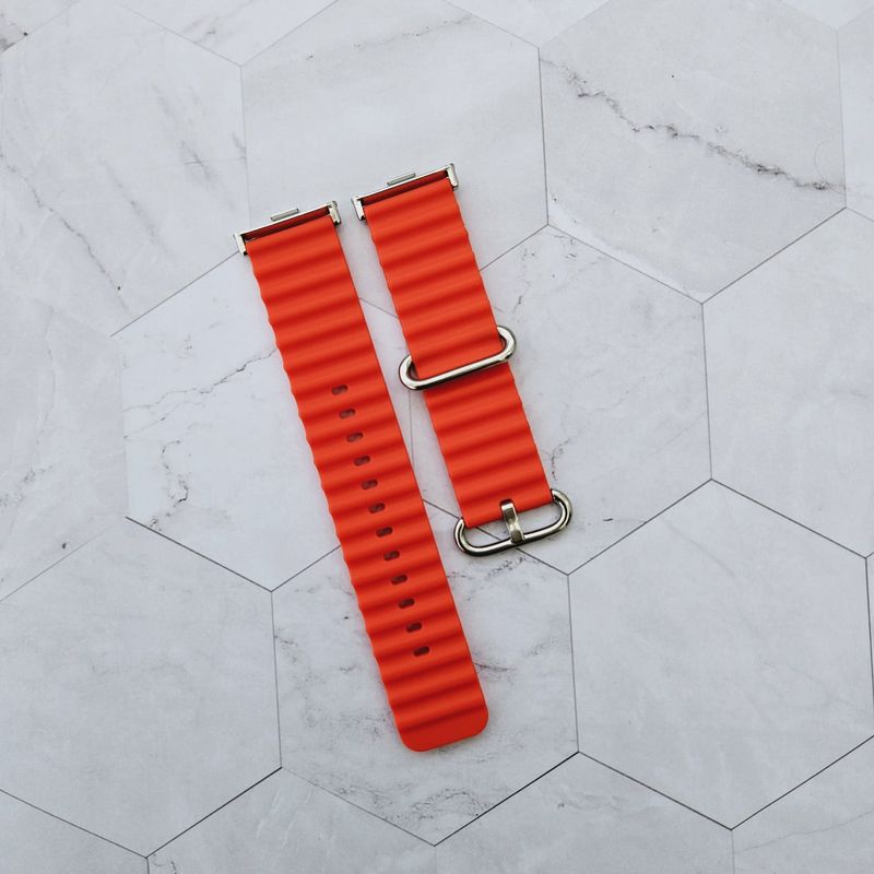 GENERICO - Correa Silicona Ocean para REDMI WATCH 4 - Rojo