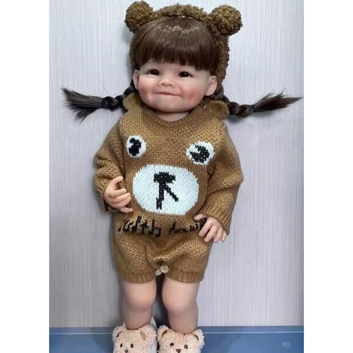 GENERICO - Bebe Reborn Vinilo de Silicona Cuerpo Entero 55 cm