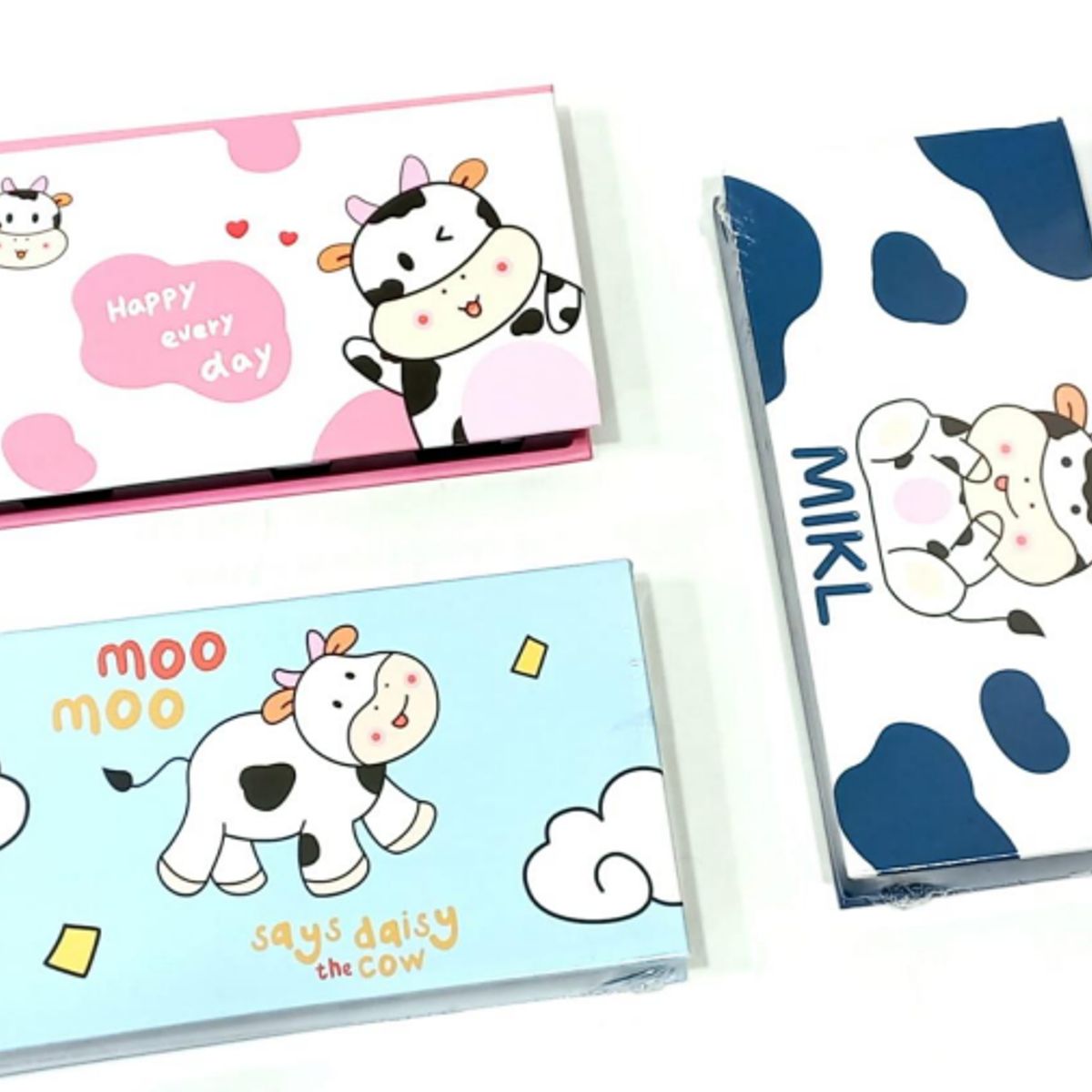 GENERICO - ESTUCHE DE POSIT KAWAII DISEÑO VAQUITA