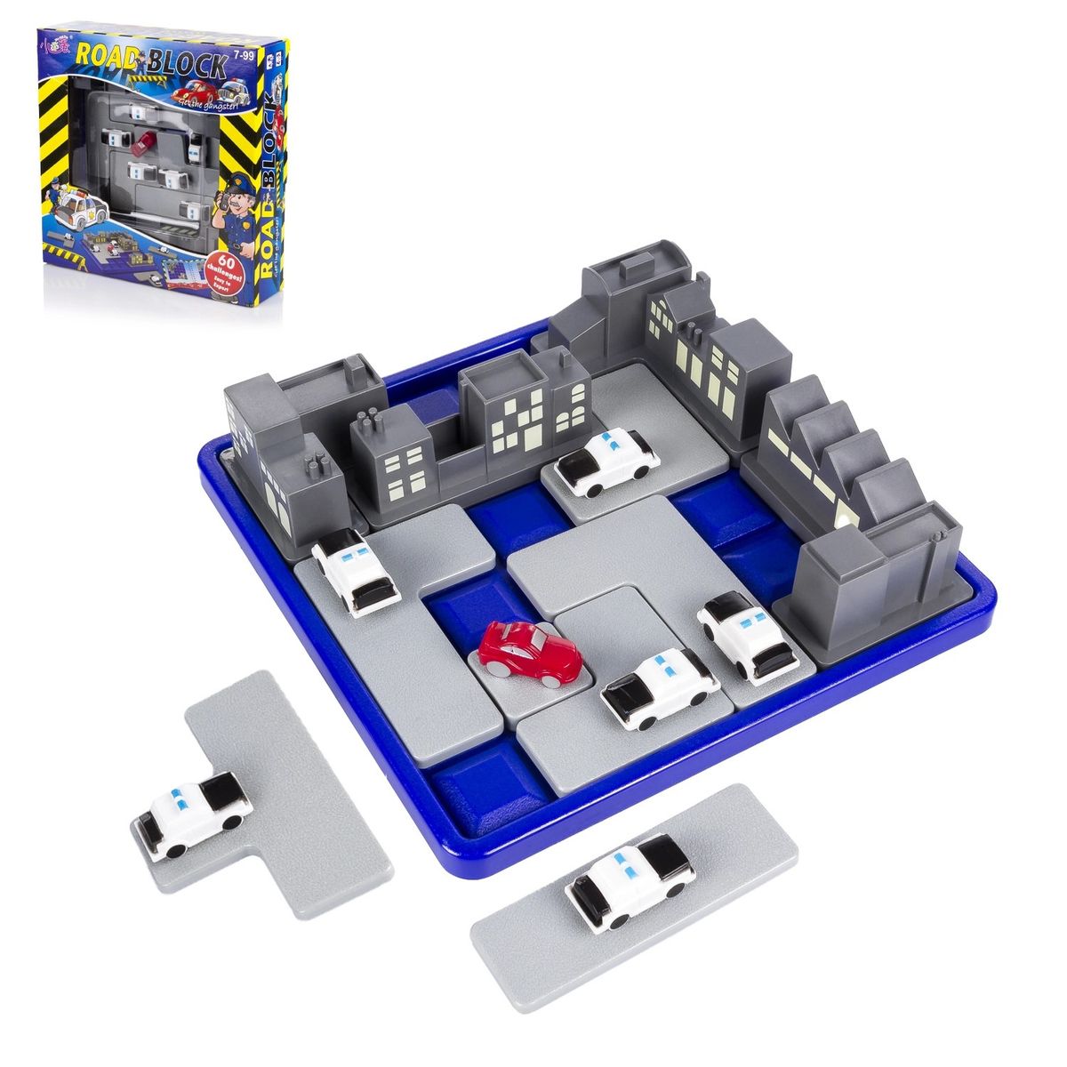 GENERICO - Juego de desarrollo mental Carros Policías y Ladrones