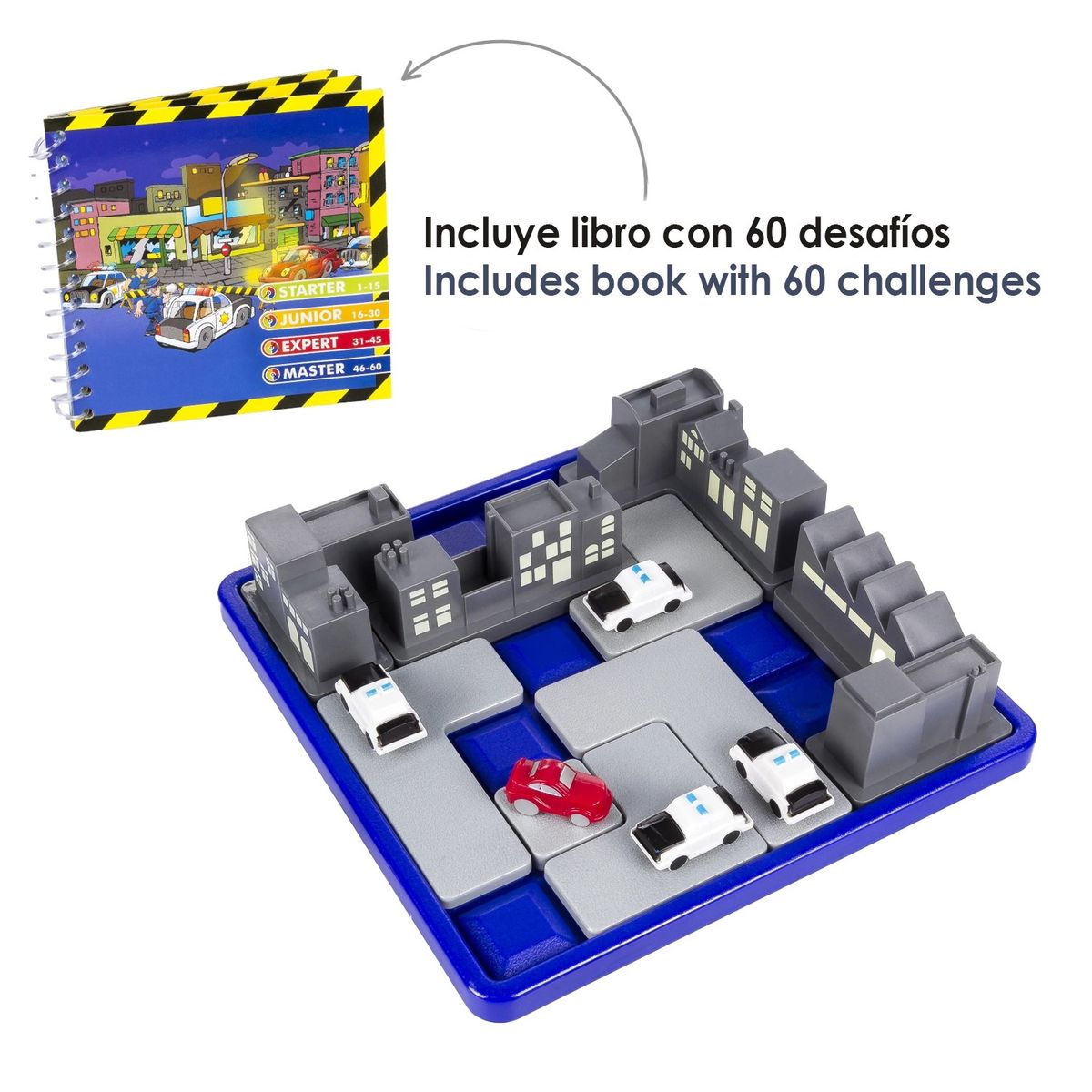 GENERICO - Juego de desarrollo mental Carros Policías y Ladrones